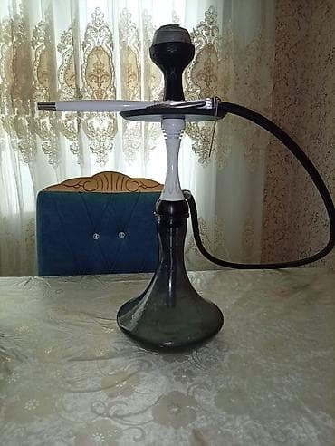 Şəxsi əşyalar: Şüşə qablı nargilə dəsti - Şüşə altlıq: tüstünü yaxşı soyudan, sabit — 1