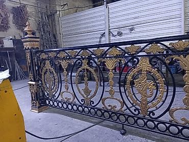 metal borular: Dekorativ metal məhəccər və barmaqlıqlar – fərdi hazırlanma - — 2