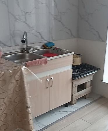 mətbəx mebil: Mətbəx mebeli və iki gözlü paslanmayan polad lavabodan ibarət dəst — 2