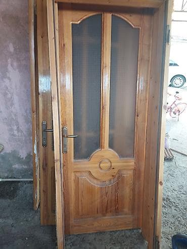 qapi dekoru: Məhsul: Şüşəli taxta qapılar (daxili istifadə üçün) Təsvir: - — 5