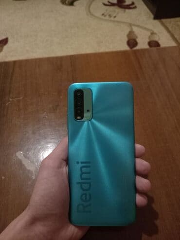 xiaomi redmi note 9 's: Redmi 9T, 128 GB, rəng - Göy, Barmaq izi — 3