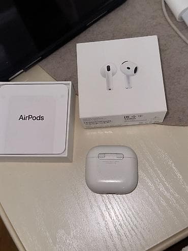 apple magsafe: Apple AirPods (kablzsiz qulaqcıqlar) – orijinal qutu və sənədlərlə — 4