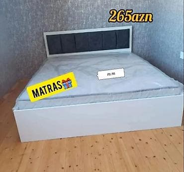 Yeni, İkinəfərlik çarpayı, Bazasız, Matras ilə, Siyirməsiz, Azərbaycan lalafo.az -da Yeni, İkinəfərlik çarpayı, Bazasız, Matras ilə, Siyirməsiz, Azərbaycan
