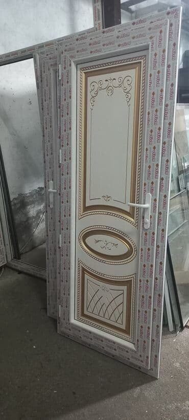 siyirməli qapılar: Yeni Plastik qapı Zamok və çərçivə ilə, Zəmanətli, Pulsuz quraşdırma, Ödənişli çatdırılma, Pulsuz çatdırılma, Rayonlara çatdırılma — 4
