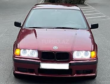 renault megane motor: BMW 3 Seriyası sedan (E36), qırmızı rəngli, M3 xarici paketli. - — 7
