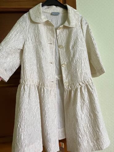 женские утепленные плащи: Плащ, 2XS, цвет - Белый — 2