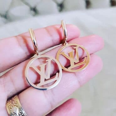 qizil halqa sirqalar: Sırğa, Sarı qızıl, 585 Əyar, 252 g — 3