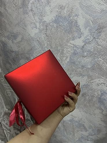 hamam qapsi: Hədiyyə qutusu, rəng - Qırmızı — 4