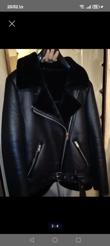 nişan geyimi: Material: teksturalı qara dərini xatırladan üst qat, içi və yaxası tam — 2