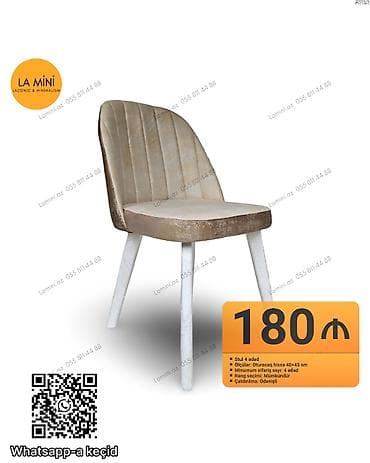 ofis oturacagi: Mətbəx üçün, Qatlanmayan, Stul — 1