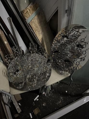 lalafo lusturlar: Çılçıraq, 10 və daha çox lampa, Metal — 5