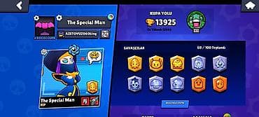 dəri kəmər: Brawl Stars hesabı – “The Special Man” 145 elmas.Hesab yaşı azdı deyə — 1