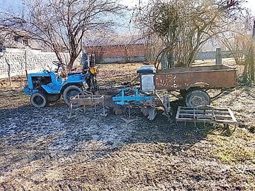 dizel su motorları: Mini traktor dəsti – qoşqu və aqreqatlarla Təsvir: - Kompakt mini — 4