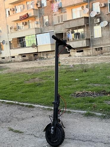 Ovçuluq və balıqçılıq: Elektrik skuter – qara rəng - Şəhər içi rahat hərəkət üçün yığcam — 5