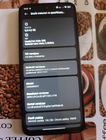 adapter 12 v: Xiaomi 12, 256 GB, rəng - Qara, 
 Sensor — 6