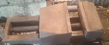 Dekorativ divar panelləri: Ağır tip dəzgah üçün sıxac (mengene) - Material: tam metal — 8