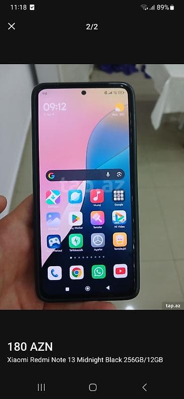 a3 printer satisi: Redmi Note 13, 256 GB, rəng - Qara, Barmaq izi — 1