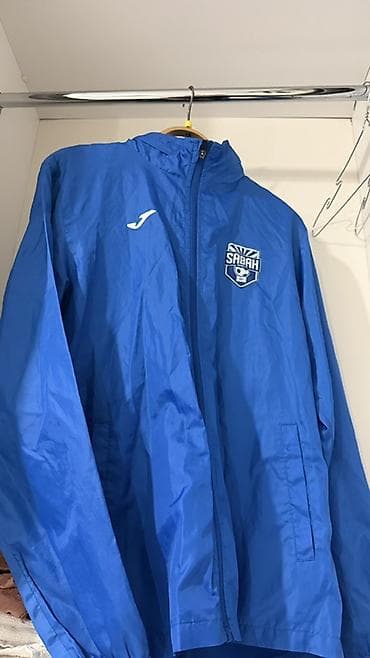alt geyim: Joma “Sabah FK” rəsmi loqolu yüngül küləkkeçirməz jaket - Rəng: kral — 2