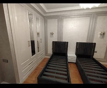 uşaq yataği: Oğlan və qız üçün, 2 təknəfərlik çarpayı, Yazı masası — 1