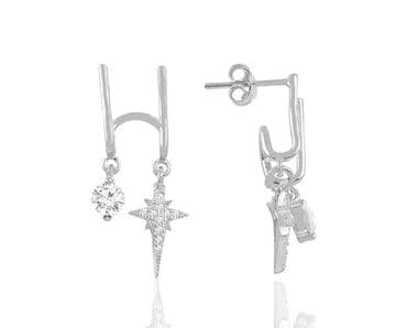 gümüşün qramı qiyməti 2022: Sırğa, Gümüş, Pulsuz çatdırılma — 2