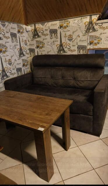 işlenmiş mebel: 💫RR 6 eded divan keyfiyyetli matrialdan yiqilib biri 100 azn olçu 140 — 1