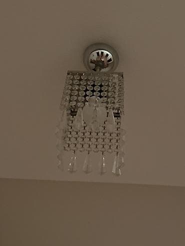 Çılçıraq, 1 lampa, Xrustal — 3