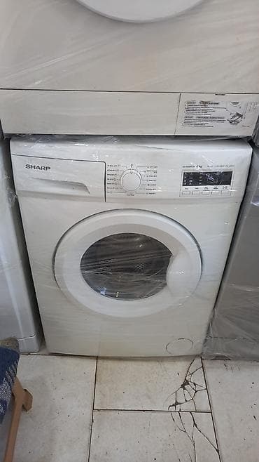 pol silen mop: Paltaryuyan maşın Sharp, 6 kq, Avtomat, Qurutmasız — 1