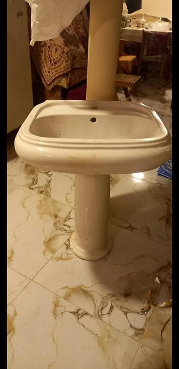 tap.az unitazlar: Farfor pedestal uvalnik (ayaqüstü lavabosu) - Material: yüksək — 2