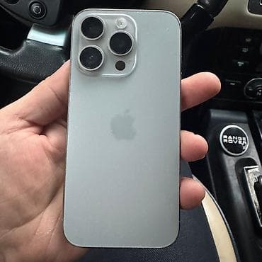 iphone aksesuar: IPhone 15 Pro Max, 128 GB, Gümüşü, Face ID — 1