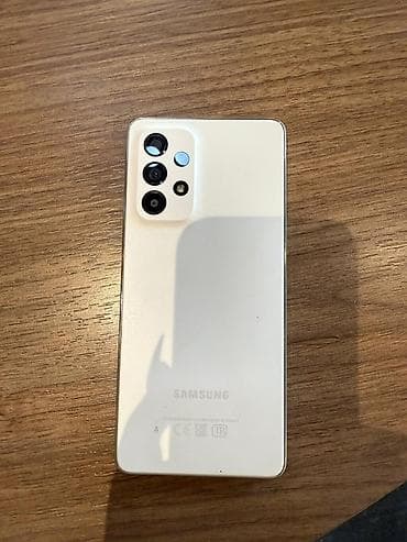 samsunk: Samsung Galaxy A53, rəng - Ağ, Barmaq izi — 1