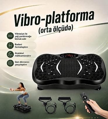 Vibro-platforma (orta ölçüdə) Məhsul təsviri: - Tam bədən üçün