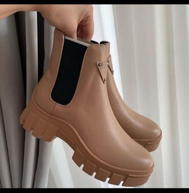 qadın bot: Ölçü: 38, rəng - Bej, Yeni — 3