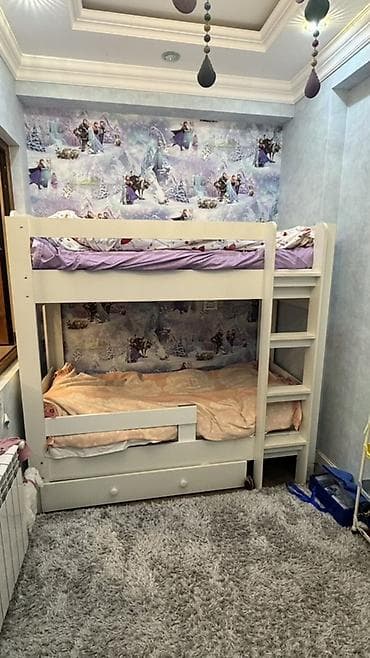 uşag kravati: Oğlan və qız üçün, Çarpayı, Matrassız, Siyirməli, Taxta — 1