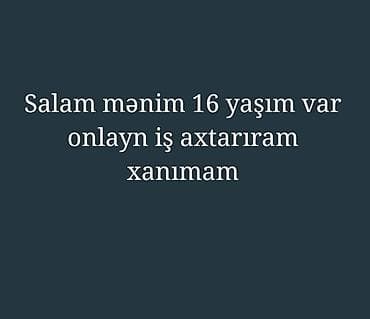 Köməkçi, Qadın, 16 yaş, Təcrübəsiz, Dəyişən qrafik