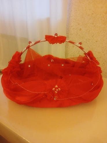 nişan üçün saç düzümləri: Toy və məclislər üçün dekorativ dəst - Bəzək səbətləri: Qızılı — 4