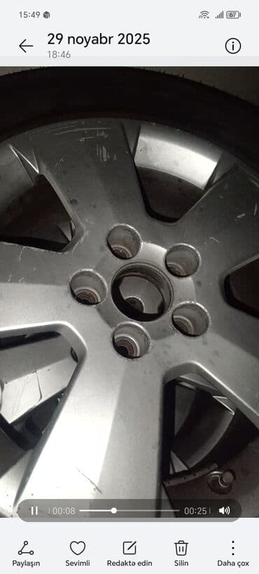 teker temiri: İşlənmiş Disk təkər Mercedes-Benz 215 / 55 / R 16, 5 Boltlu — 7