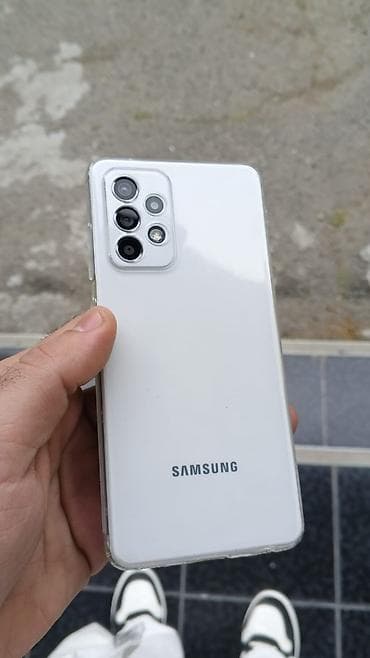 nokia 216 wifi: Samsung Galaxy A52, 128 GB, rəng - Ağ, Face ID — 1