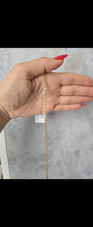 1 karat nece qram: Boyunbağı, Sarı qızıl, 585 Əyar, 3 g — 2
