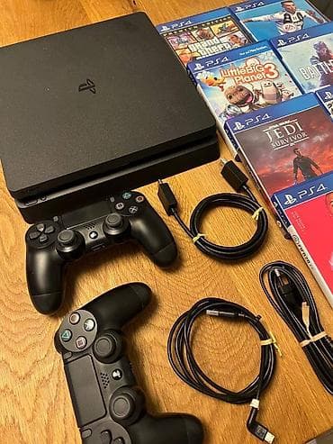 ps3 diskləri: Playstation 4 slim 1TB yaddashla, yaddashinda taninmis oyunlar — 2