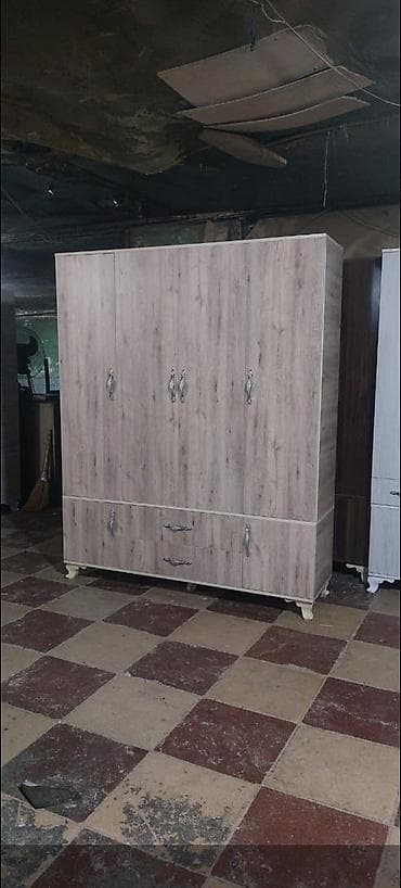 wkaflar: Yeni, 4 qapılı, Güzgülü, Digər rəng, Digər material, Açılan, Düz dolab — 4