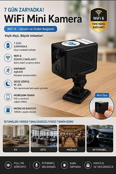 tp link 8151n: WiFi Mini Kamera – WiFi 6 bağlantılı kompakt təhlükəsizlik kamerası — 1