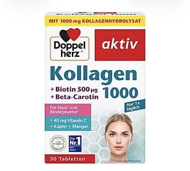 Doppelherz aktiv Kollagen 1000 – 30 tablet Məhsul təsviri: - Hər — 1
