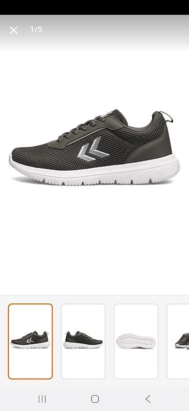 ikili dest: HUMMER idman ayaqqabısı – 42 ölçü, “raz teze”. - Rəng: tünd boz üst — 1