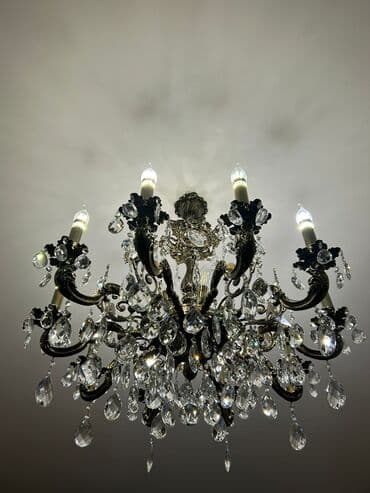 çilçıraqlar: Çılçıraq, 10 və daha çox lampa, Xrustal — 2