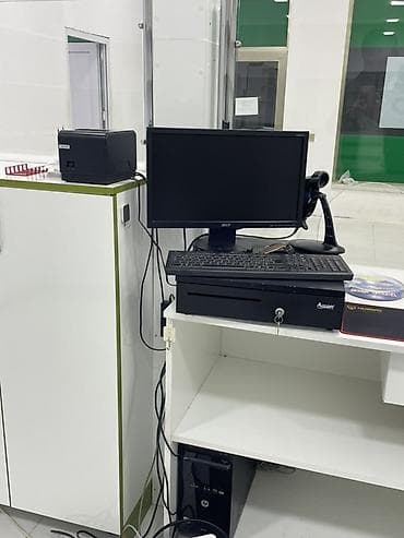 POS kassası və ofis avadanlıqları komplekti Tərkib: - HP Compaq
