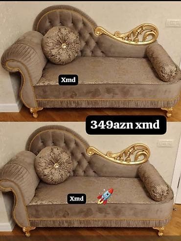 Mini-divan, Açılmayan, Bazasız, Vеlur parça, Çatdırılma yoxdur