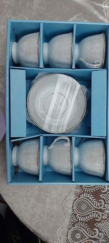 versace servis: Çay dəsti, rəng - Ağ, Farfor — 2