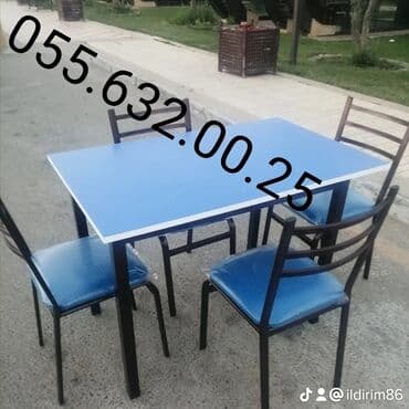 stul işlənmiş: Stol stul desti masa və oturacaqlar dəstləri sexden birbaşa satişı var — 14