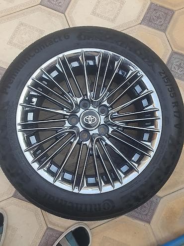 17 lik disk teker: İşlənmiş Disk təkər Toyota 215 / 55 / R 17, 5 Boltlu — 7