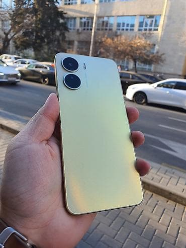 Vivo Y16, 64 GB, rəng - Sarı, Zəmanət, Sensor, Barmaq izi